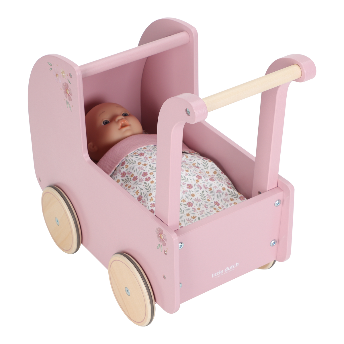 Wooden Doll Pram FSC