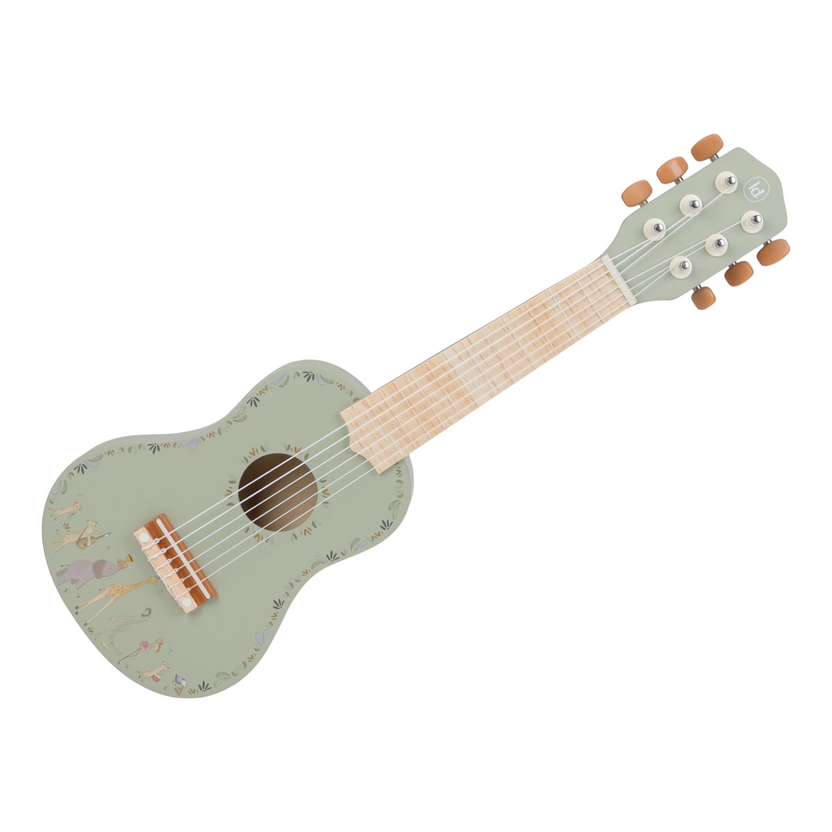Wooden Guitar Green FSC | Safari Friends