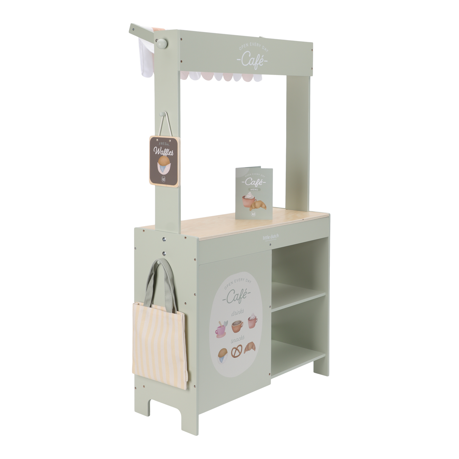 2-in-1 Wooden Market Stall/Coffee Shop FSC | Essentials