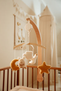 Wooden Music Mobile FSC - Newborn Naturals