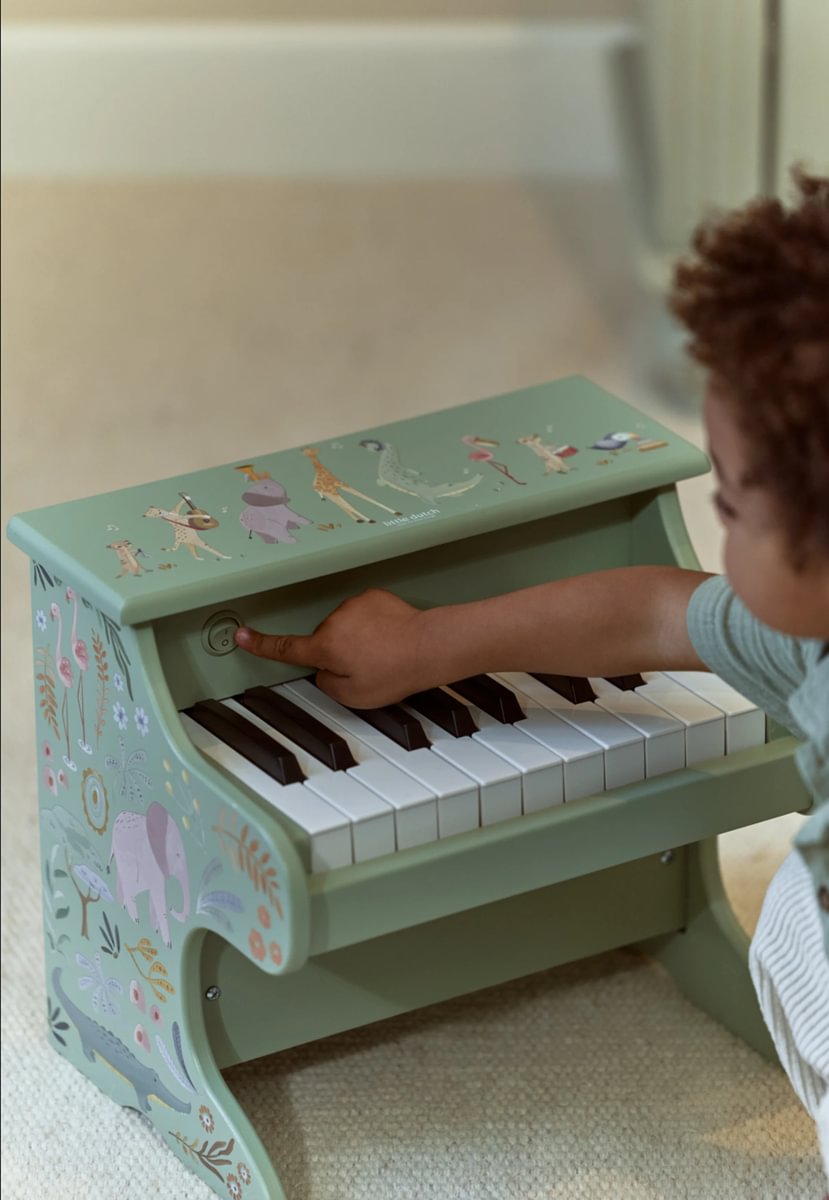 Wooden Piano Green FSC | Safari Friends