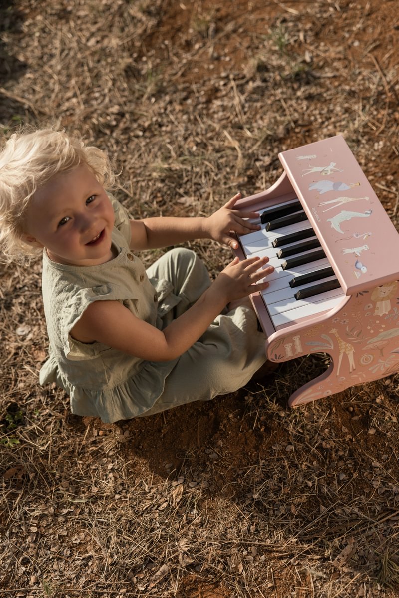 Wooden Piano Pink FSC | Safari Friends