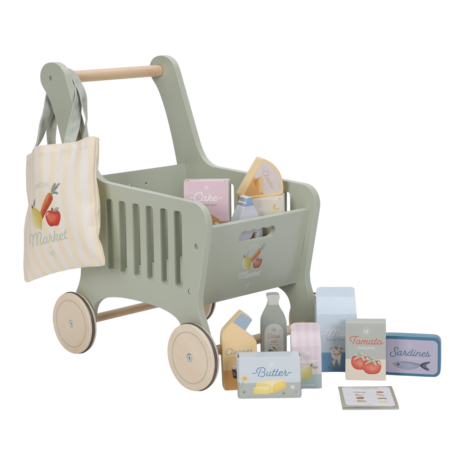 Wooden Shopping Cart FSC | Essentials