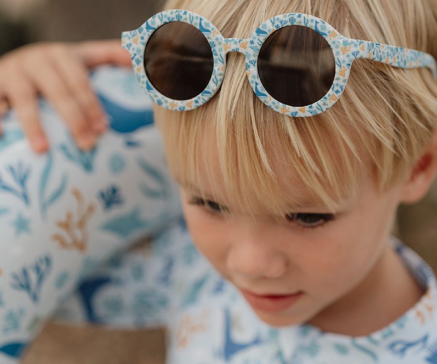 Children's round sunglasses Ocean Dreams Blue