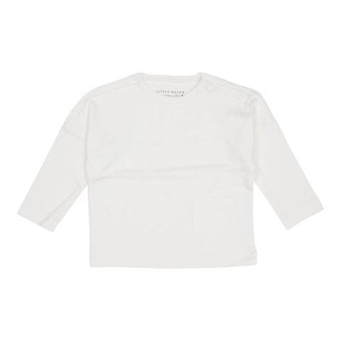 T-shirt Long Sleeves with Pocket Soft White