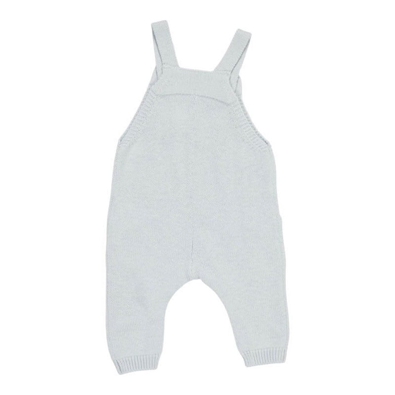 Knitted dungarees Soft Blue