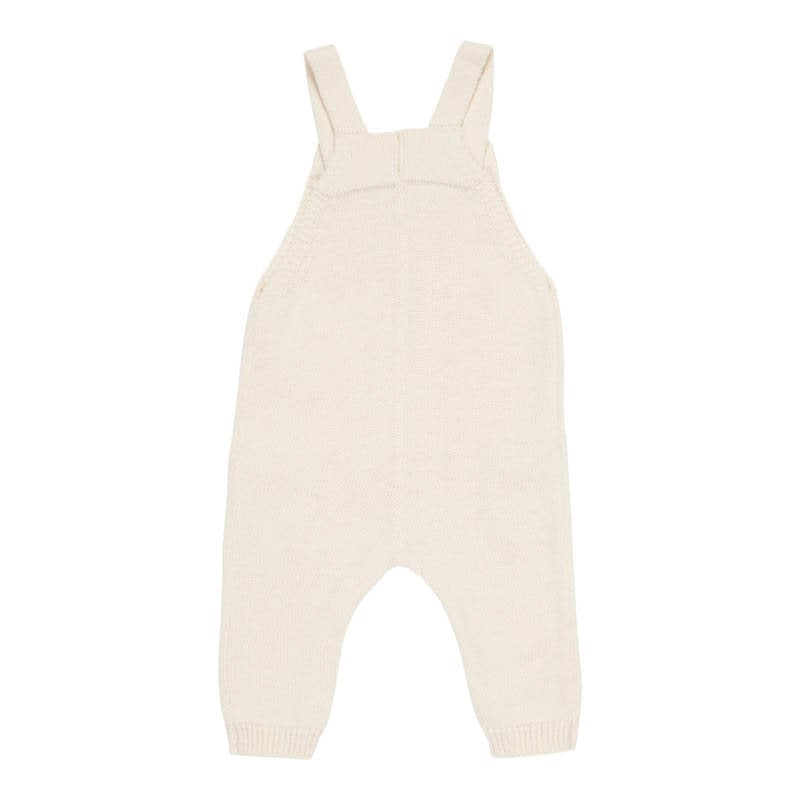 Knitted Dungarees Soft White