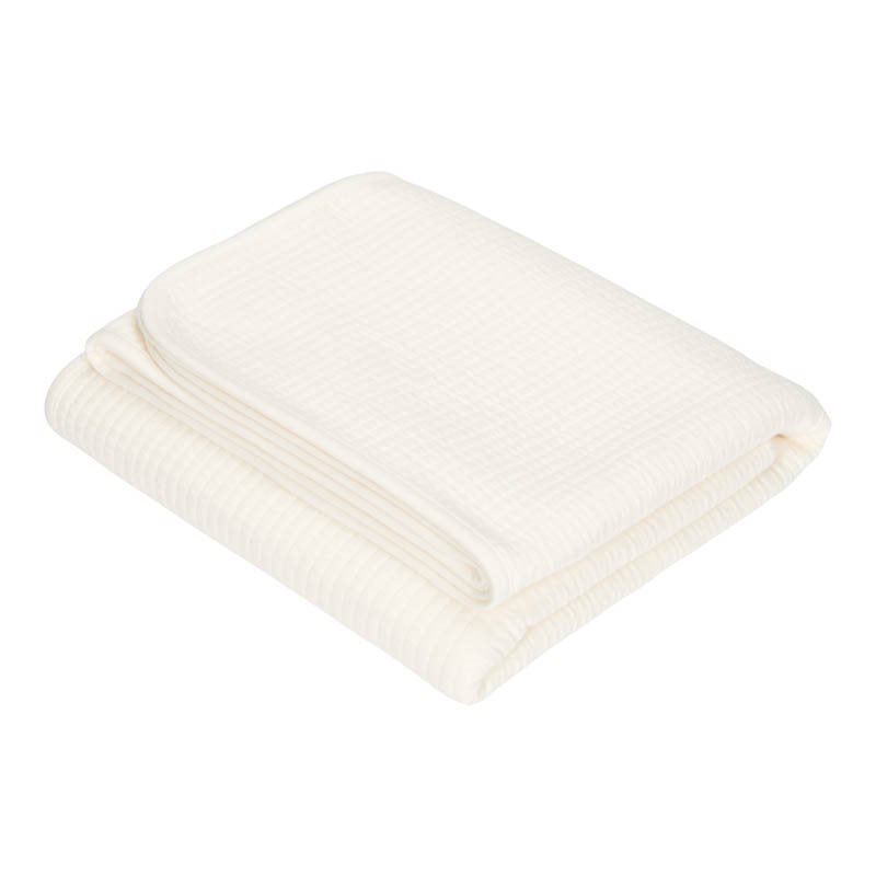 Cot summer blanket Pure Soft White