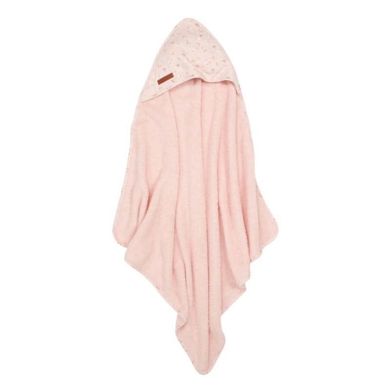 Hooded Towel Little Pink Flowers 100x100