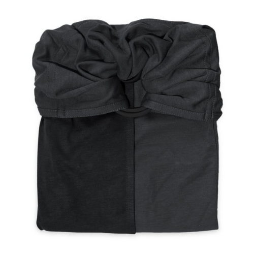 Little Baby Wrap Without a Knot - Grey/Black