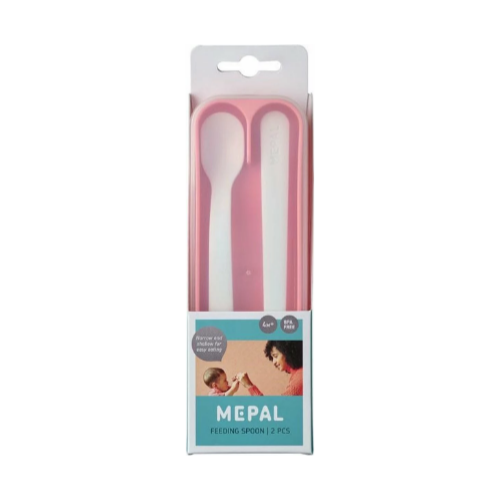 Mepal Mio Set Baby Spoons - Deep Pink, 2pcs.
