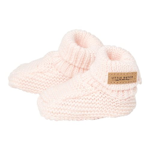 Knitted Baby Booties Pink