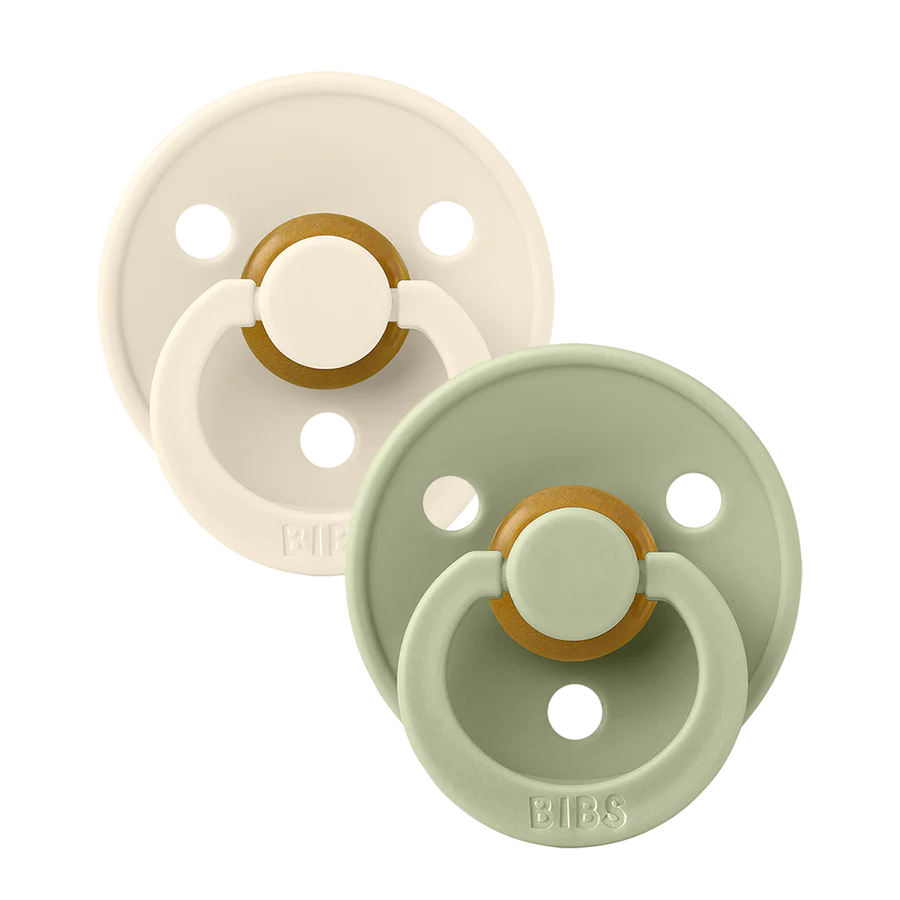 Bibs Dummy Ivory & Sage