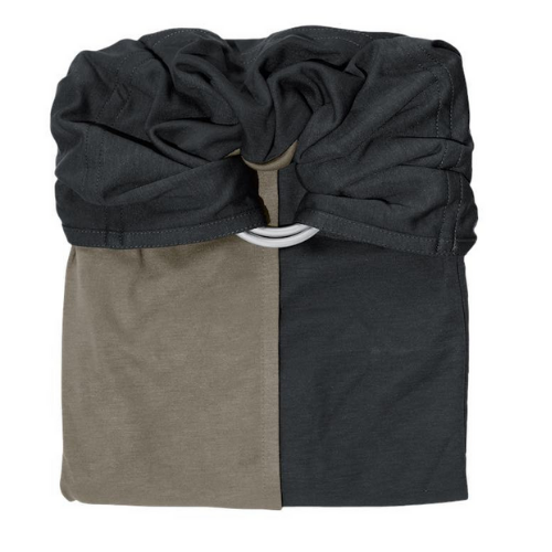 Little Baby Wrap Without a Knot - Grey/Olive