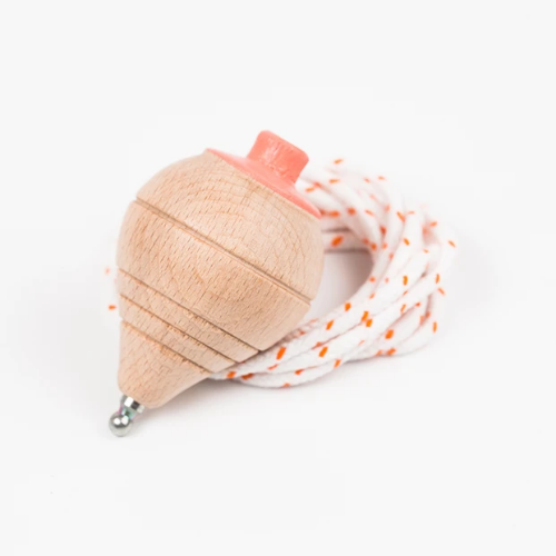 Wooden Spinning Top available in various colours