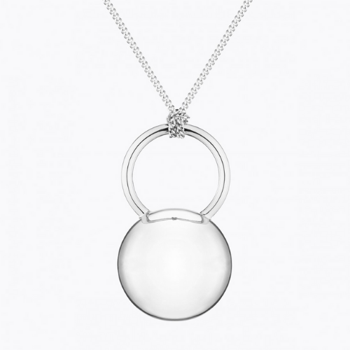 Infinite Pregnancy Necklace -  Silver