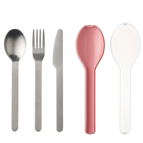 Cutlery 3 piece Ellipse - Nordic Pink