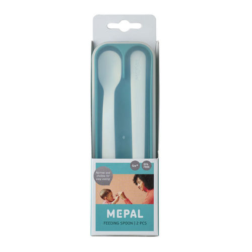 Mepal Mio Set Baby Spoons - Deep Turquoise, 2pcs.