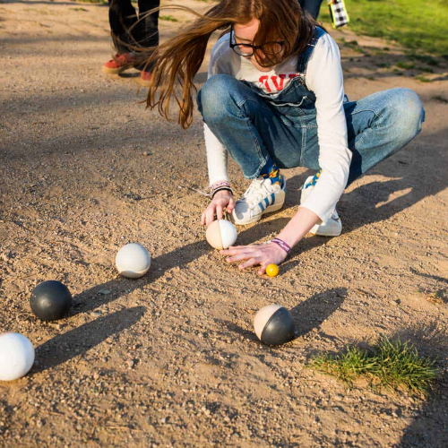 Wooden Petanque - 'Bocci'