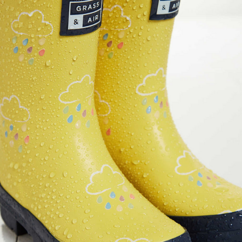 Older Kids Colour Revealing Yellow Wellies