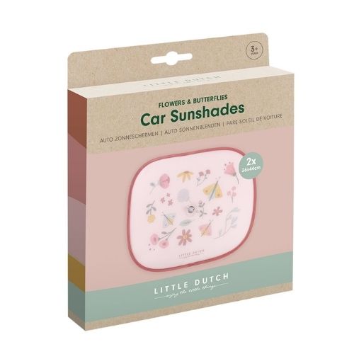 Car Sunshade Flowers & Butterflies
