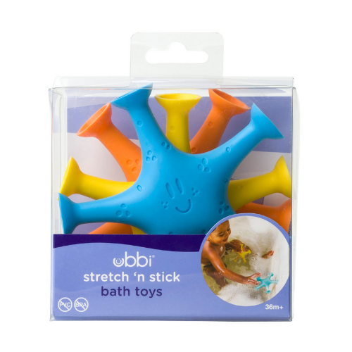 Suction Bath Toys 3-pack Starfish