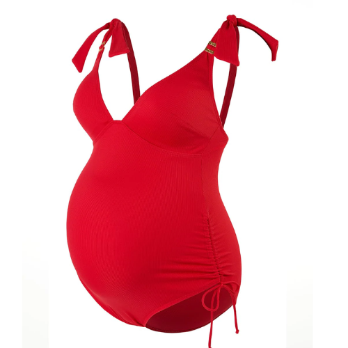 Maternity swimsuit Porto Vecchio - Red