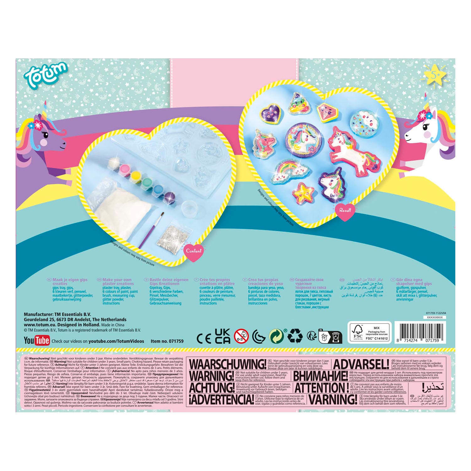 Totum Unicorn - Plaster Casting and Painting