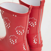 Older Kids Colour Revealing Red Coral Wellies