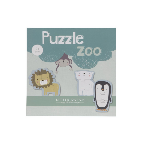 Animal puzzle - Zoo 6pcs - LD4443