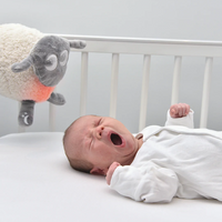 Ewan Deluxe - Baby shushing sleep sheep Grey