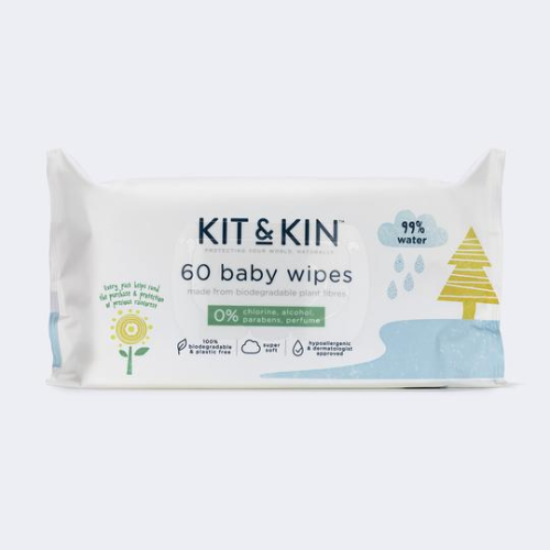 Biodegradable Baby Wipes (60 pack)