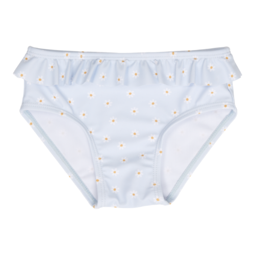 Swim pant ruches Daisies Blue