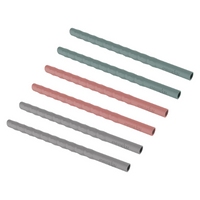 Silicone Straw 6-pack Mix