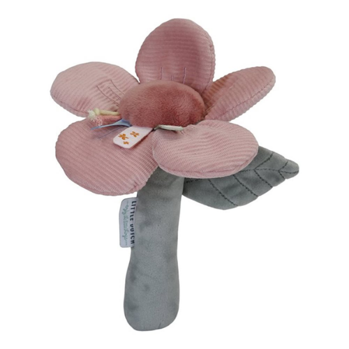 Rattle Toy Pink Flower