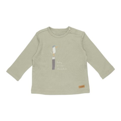 T-shirt long sleeves Seagull Olive