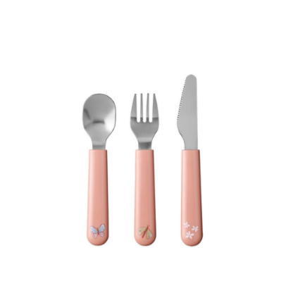 Children's cutlery set Flowers & Butterflies