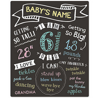 Baby‚Äôs Monthly Chalkboard