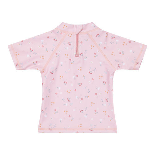 Swim T-shirt Little Pink Flowers