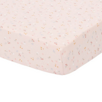 Fitted bassinet sheet Little Pink Flowers