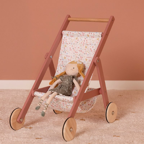Doll stroller Flowers & Butterflies