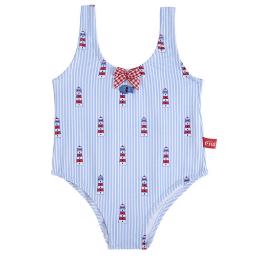 Med Riviera swimsuit with small bow