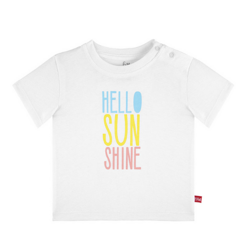 Sunshine print short sleeve t-shirt