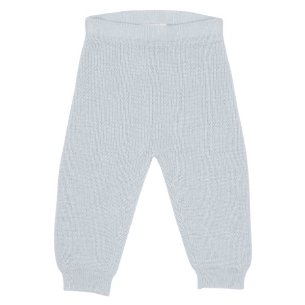 Knitted Pants Soft Blue