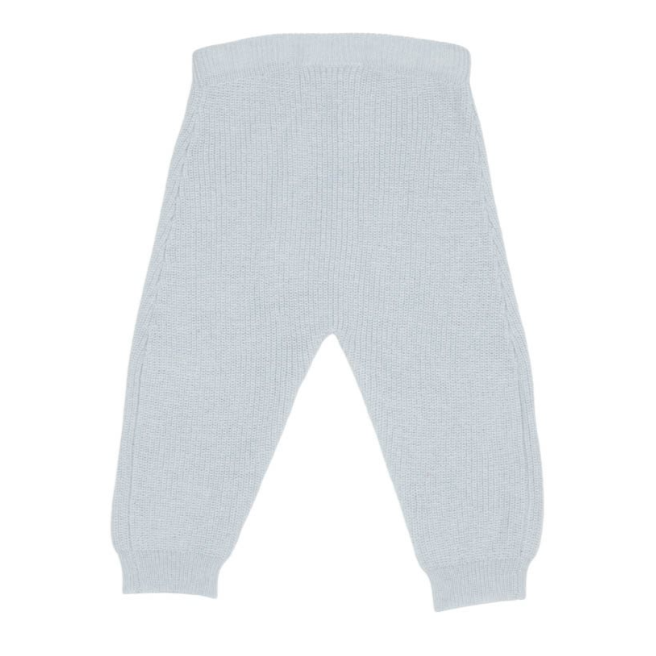 Knitted Pants Soft Blue