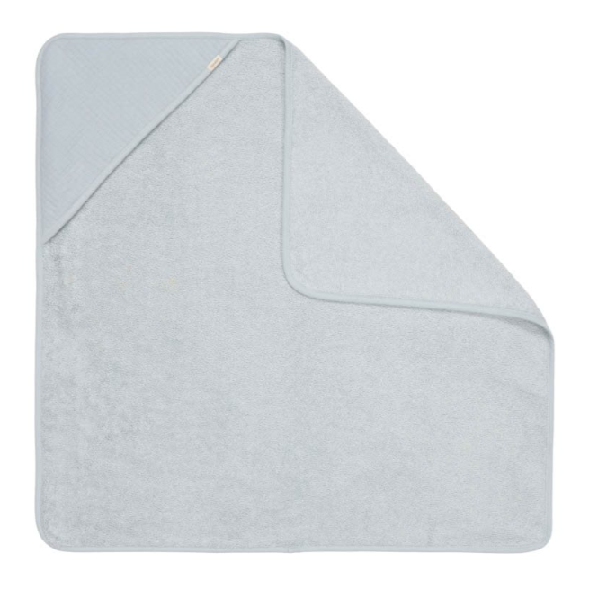 Hooded towel Pure Soft Blue 75x75