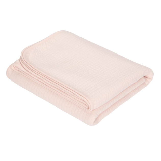 Bassinet summer blanket Pure Soft Pink