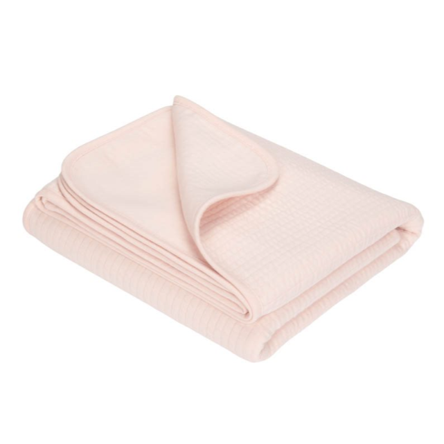 Bassinet summer blanket Pure Soft Pink
