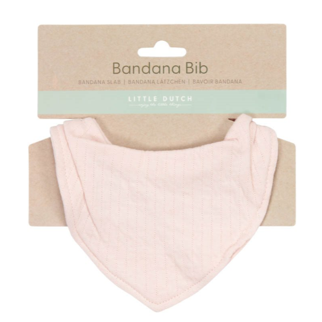 Bandana bib Pure Soft Pink