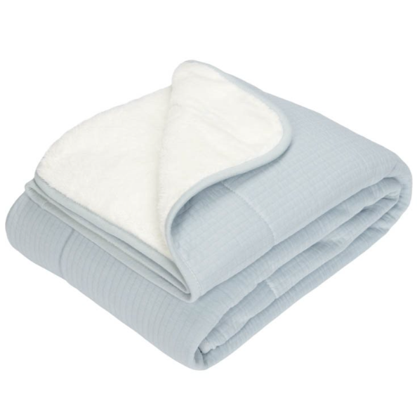 Bassinet blanket Pure Soft Blue